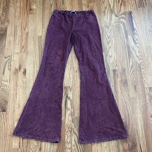 Spandex flare pants